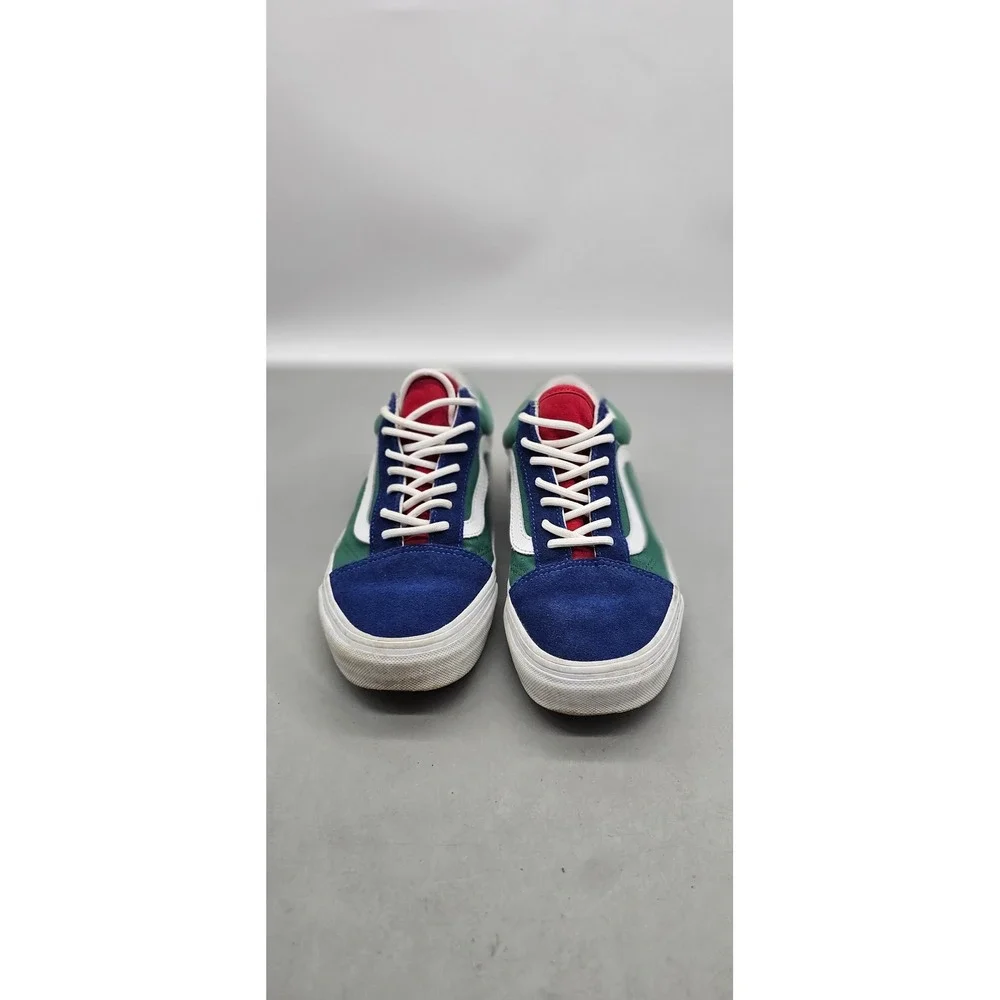 Vans Old Skool Yacht Club Blue Green Yellow Red Sneakers Men 6 Women 7.5